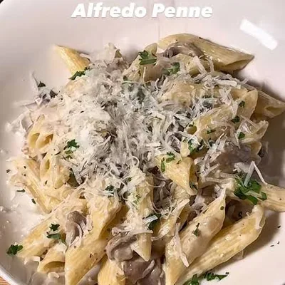 Kremalı Mantarlı Penne
